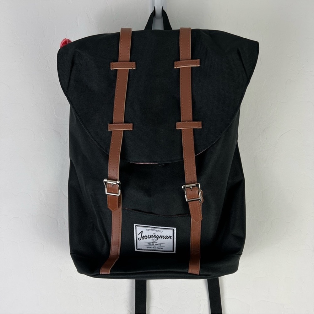 Journeyman Bag Company Las Vegas NV
Backpack NWT Black with white & red